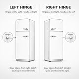 Retro-Style Refrigerator (12 cu ft, Left Hinge) - Pastel Green